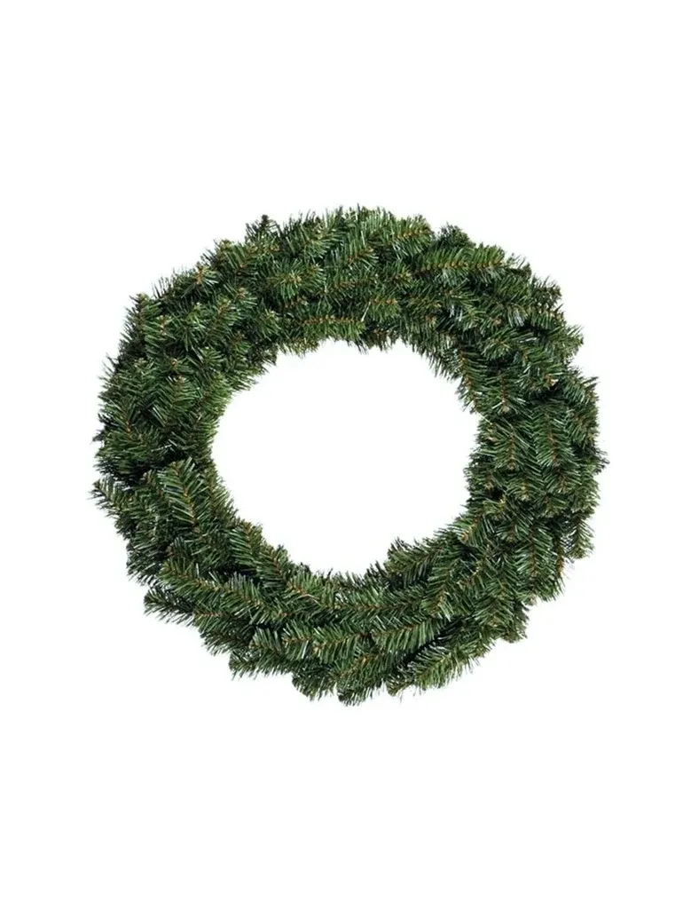 Zöld koszorú, külső átmérő 60 cm, belső átmérő 30 cm