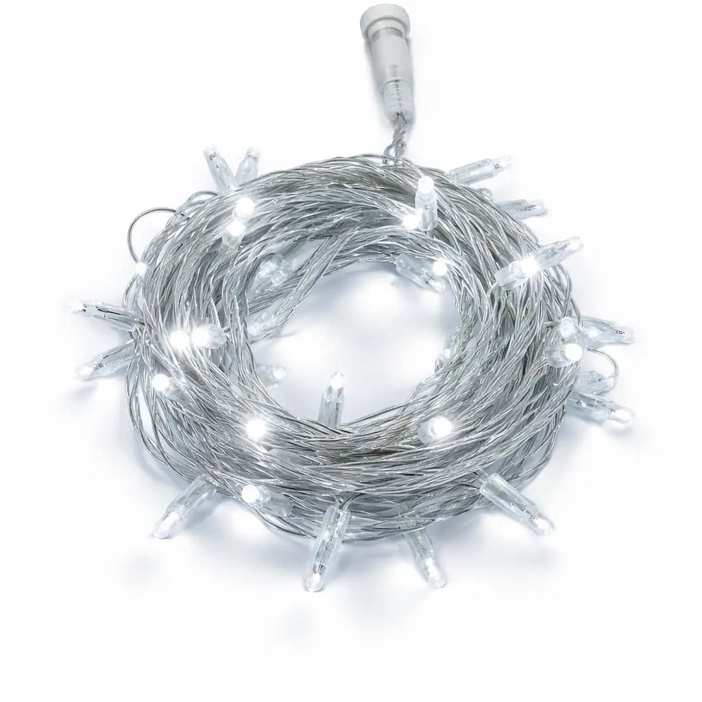 Easy Fix LED futófény 4 m led fehér, 64 dióda, átlátszó kábel IP44, hosszabbítás