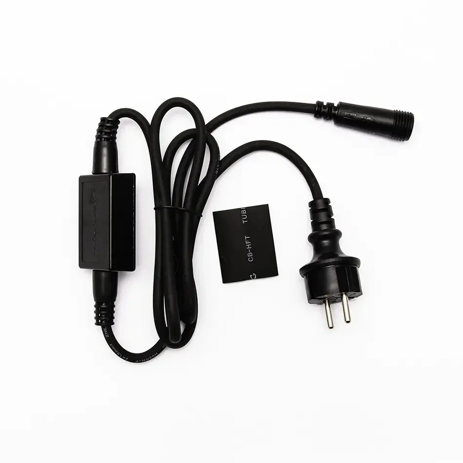 Easy Fix tápkábel és AC/DC tápegység fekete IP67