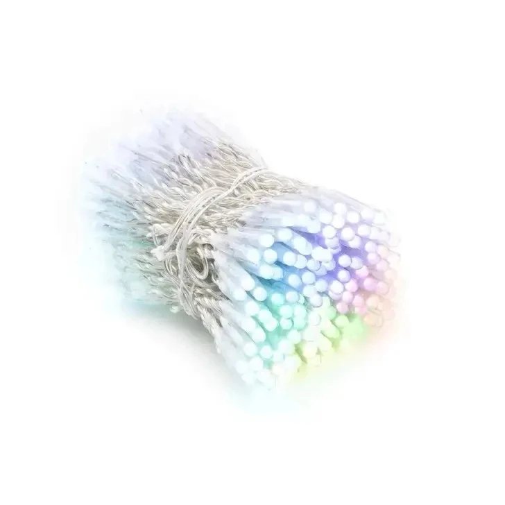 Twinkly strings PRO kültéri színes fényfüzér, 25 m, RGB, 250 LED, fehér kábel, IP44
