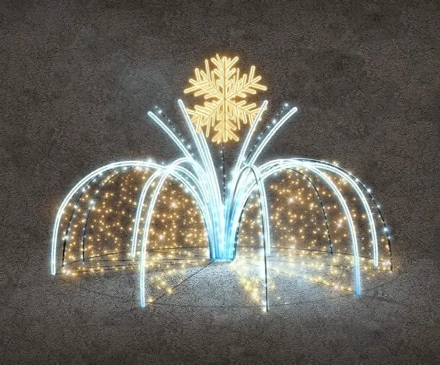LED fényszökőkút, d. 500 cm