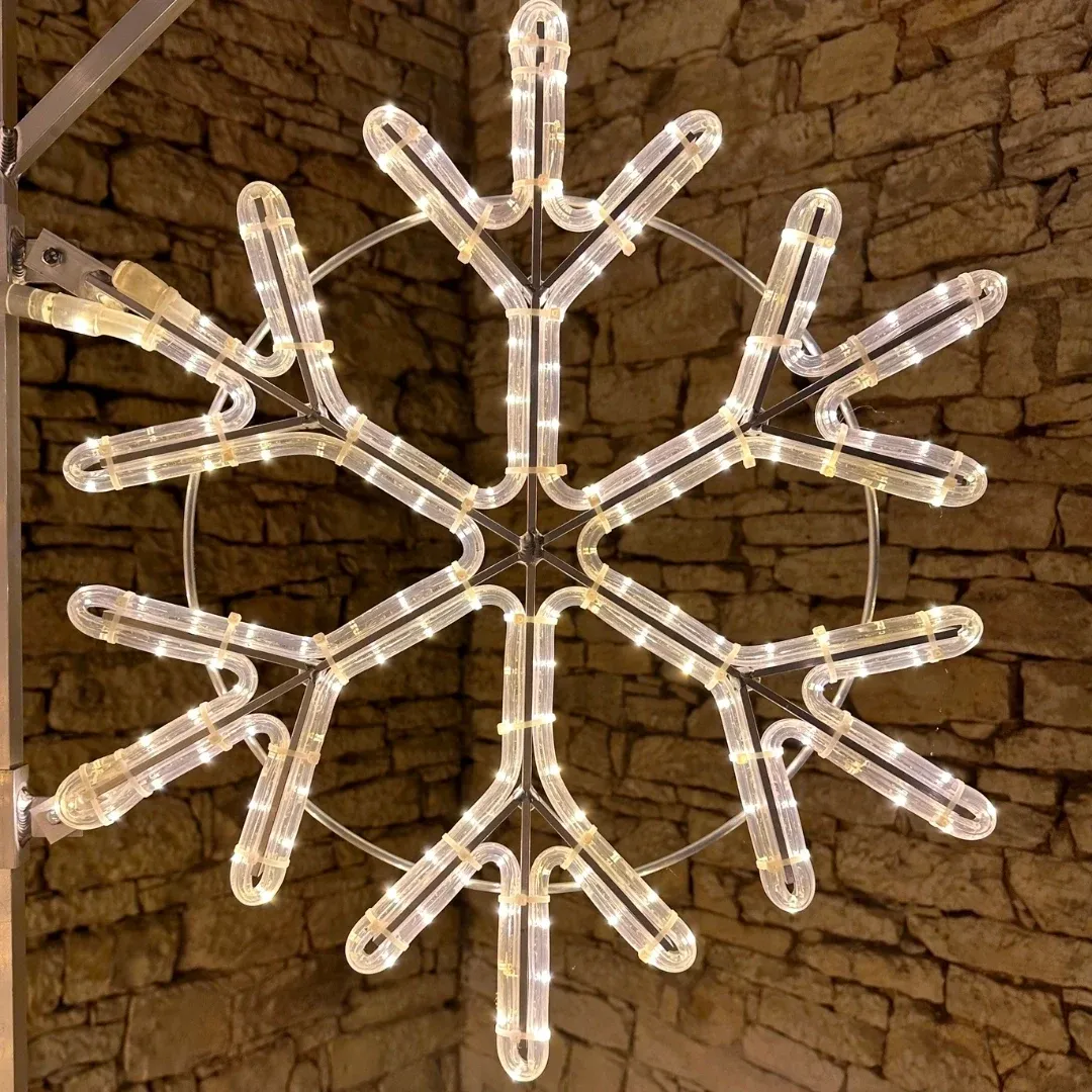 Easy Fix 2D LED reflektor III, Ø 100 cm, meleg fehér, közvilágítási készlet, alumínium