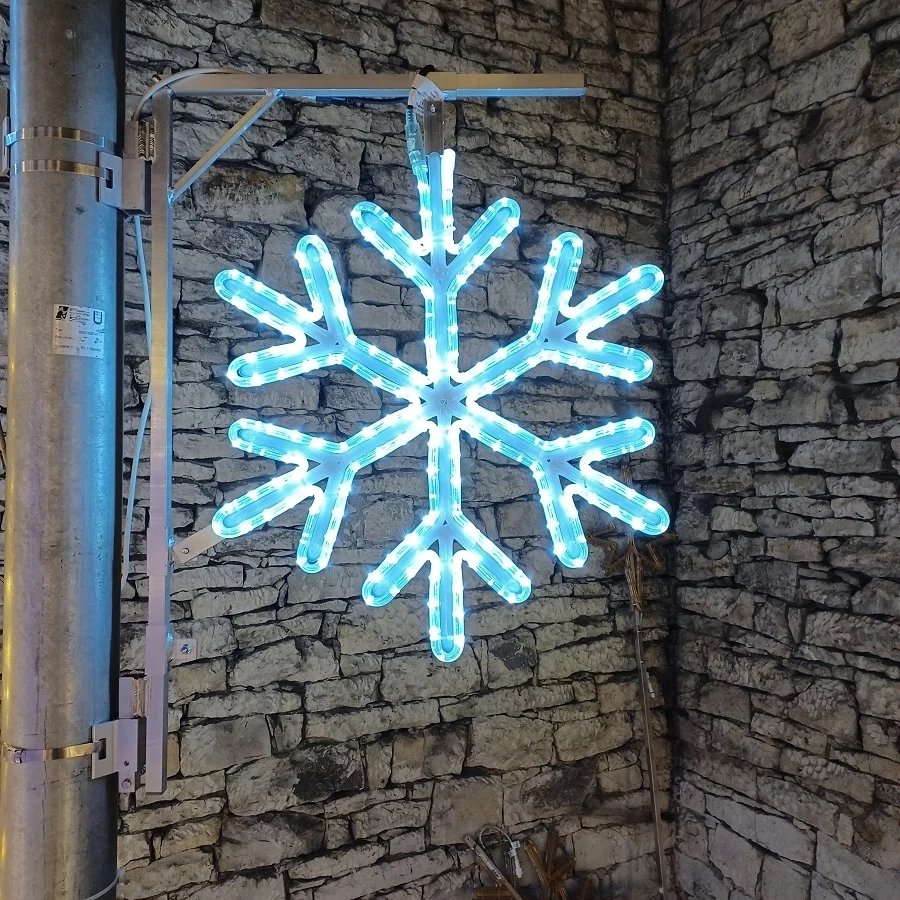 Easy Fix 2D LED reflektor VII, Ø 66 cm, hidegfehér, Flash, közvilágítási szett, alumínium