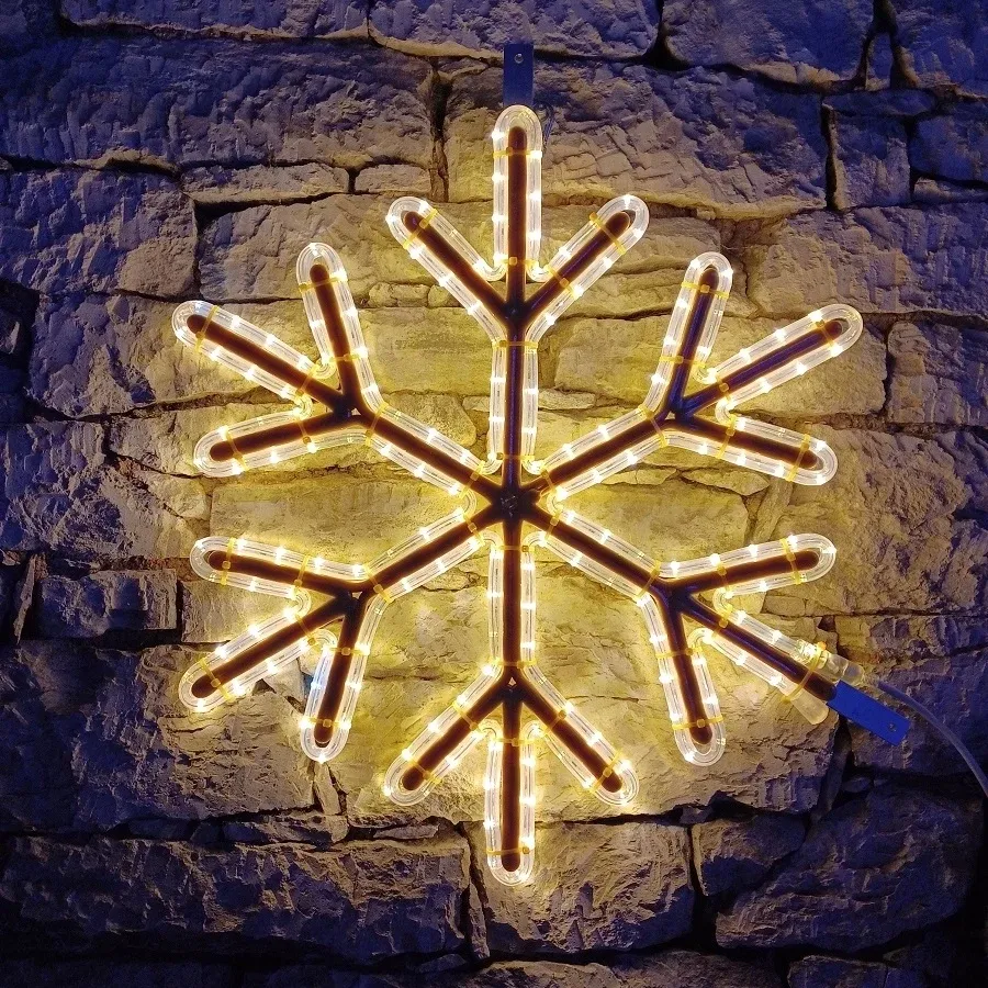 Easy Fix 2D LED reflektor VIII., Ø 67 cm, meleg fehér, villanófénnyel, közvilágítási dekoráció, alumínium