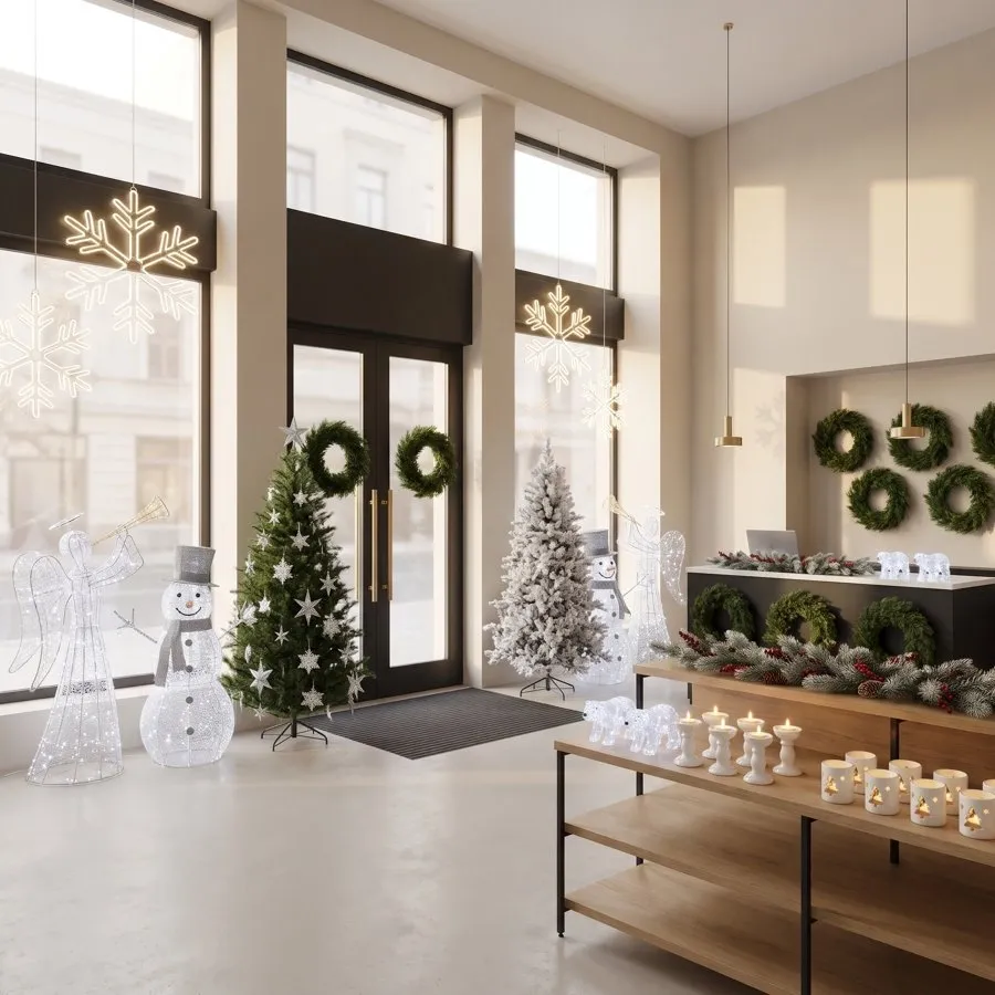 Retail Flagship karácsonyi kollekció, zászlóshajó üzletek, nagy üzletek vagy több fiók számára