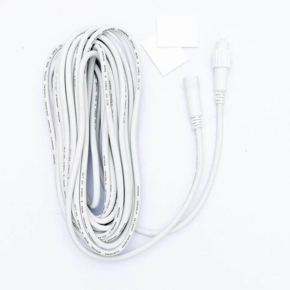 Easy Fix hosszabbító kábel 10 m, fehér, IP67