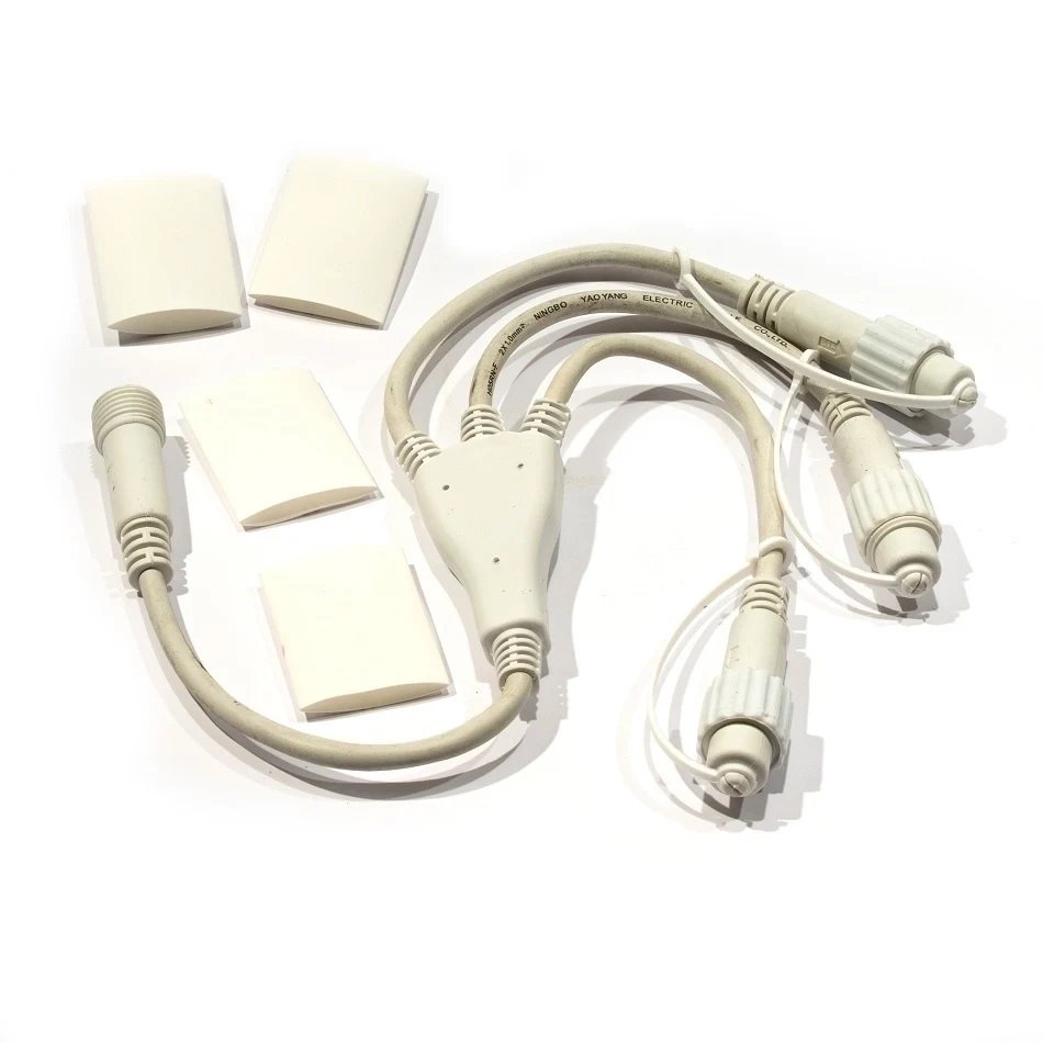 Easy Fix T hub, 3 kimenet, fehér, IP67