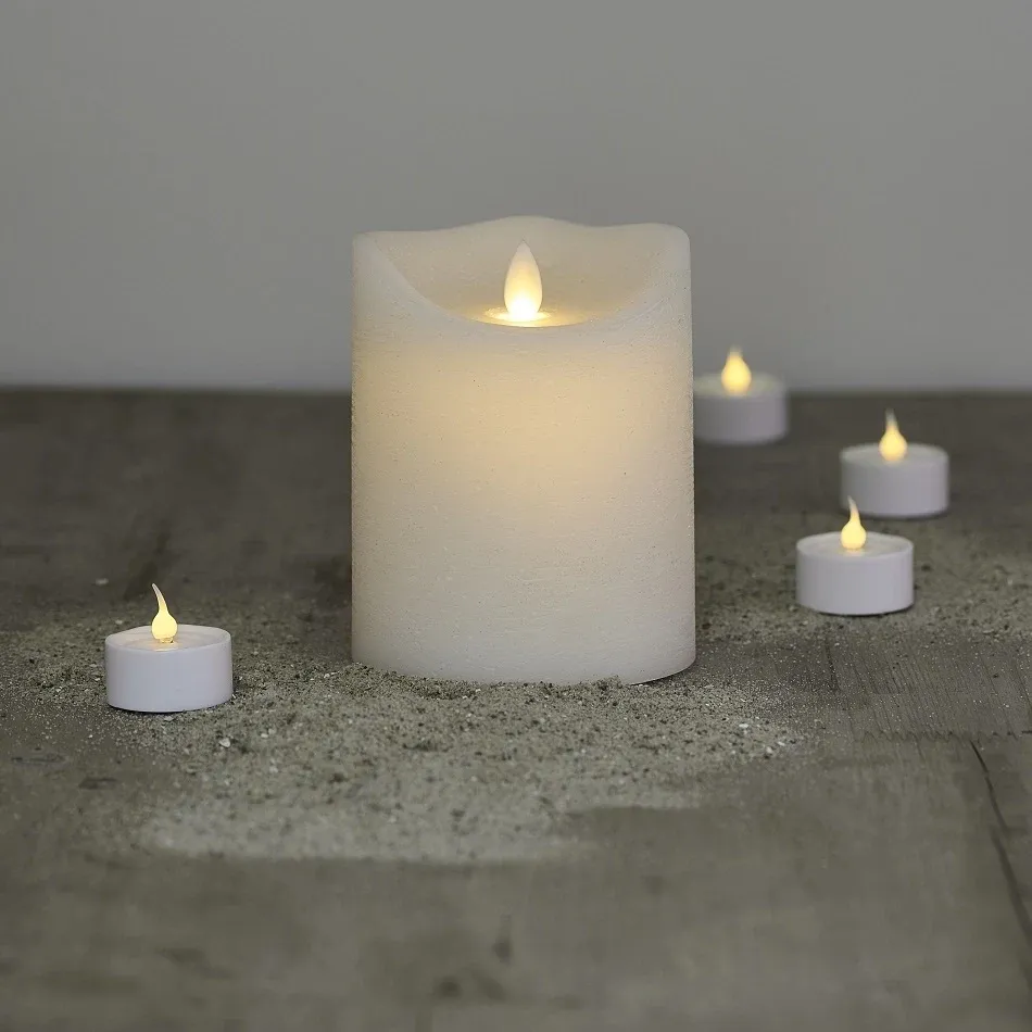 _Download Wax LED-es gyertya, 12,5 cm, fehér