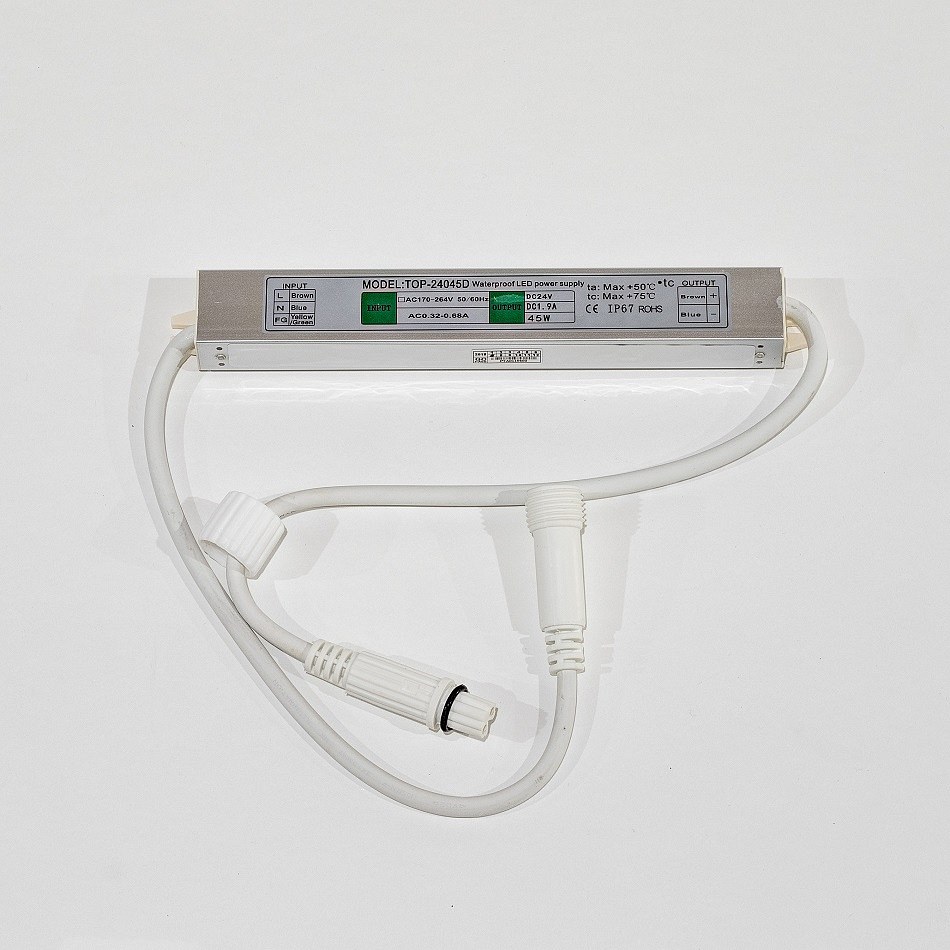 Transzformátor 24V, 45W tápegység, IP67